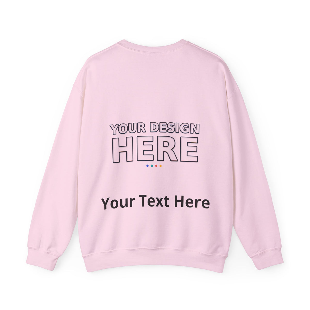 Personalized Crewneck Sweatshirt – Custom Front & Back