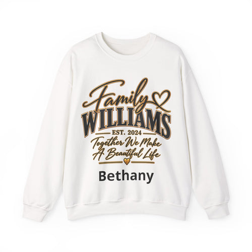 Personalized Crewneck Sweatshirt – Custom Front