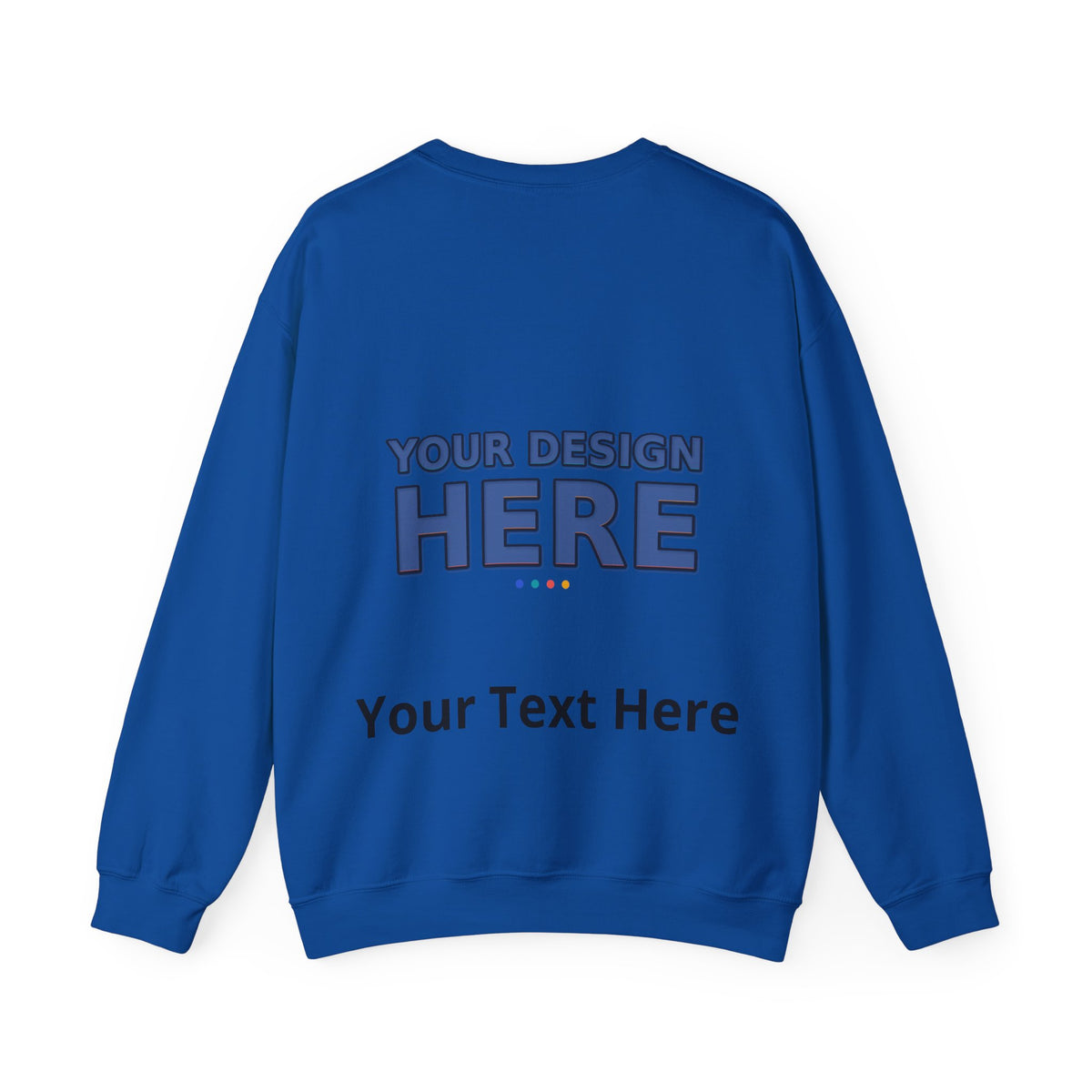 Personalized Crewneck Sweatshirt – Custom Front & Back