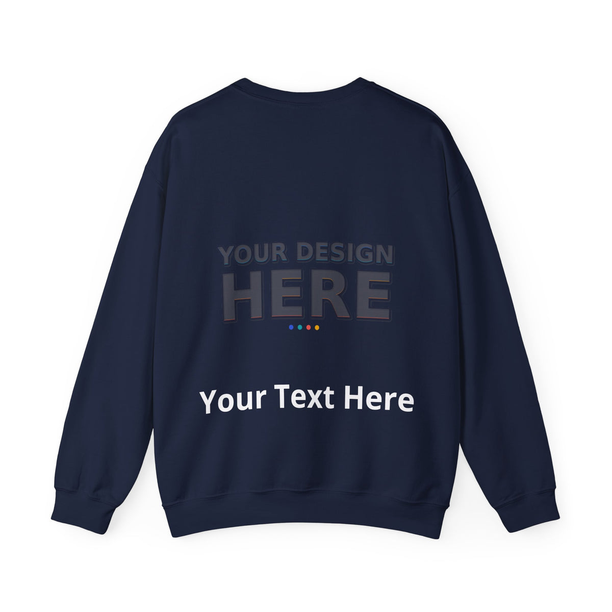Personalized Crewneck Sweatshirt – Custom Front & Back