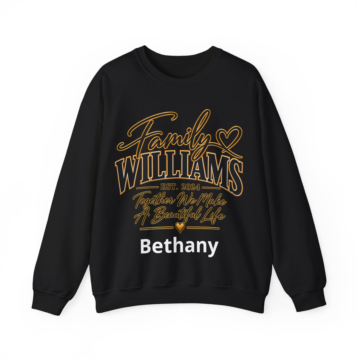 Personalized Crewneck Sweatshirt – Custom Front