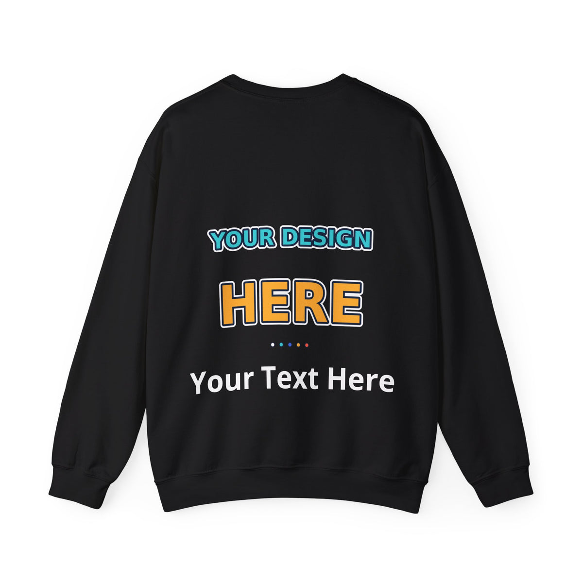Personalized Crewneck Sweatshirt – Custom Front & Back