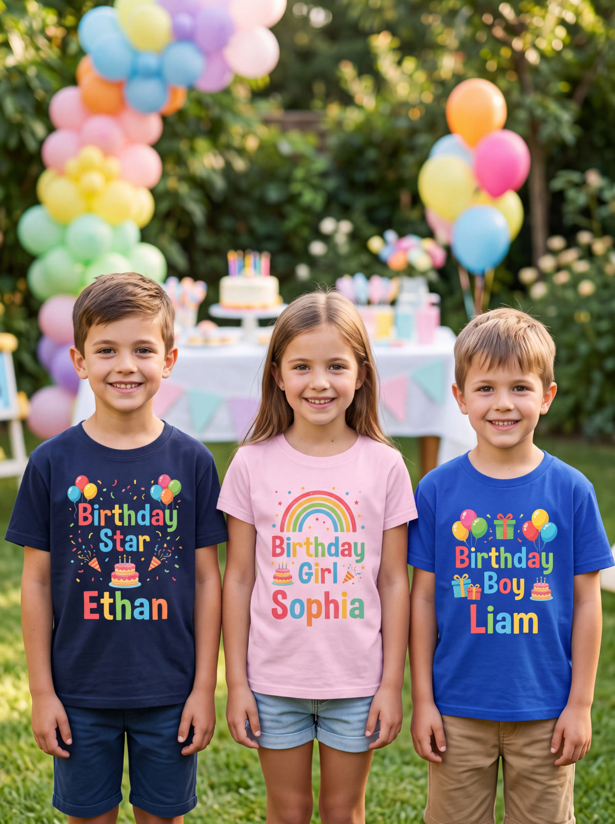 Personalized Kids T-Shirt – Custom Photo & Text